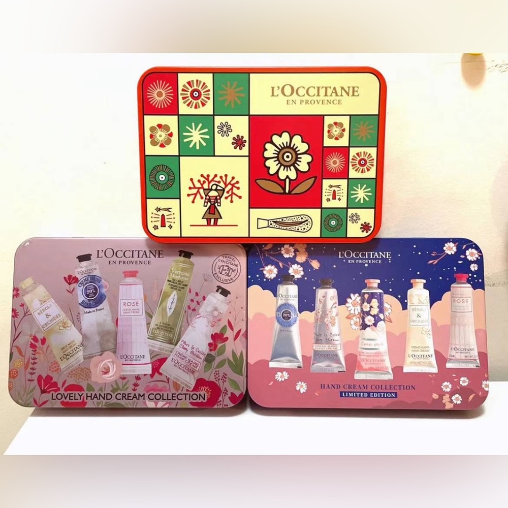 L‘O CCITANE  holiday hand cream set 5pc*1oz